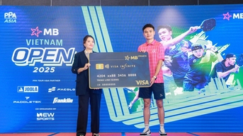 Trịnh Linh Giang sẵn sàng chinh phục Vietnam Open, viết nên lịch sử cho pickleball nước nhà