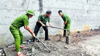 Xóa nhà tạm, nhà dột nát: Dấu ấn từ lực lượng Công an cơ sở