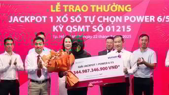 Người đàn ông TPHCM trúng Vietlott kỷ lục gần 345 tỷ: Chờ vợ ăn cơm xong mới nói