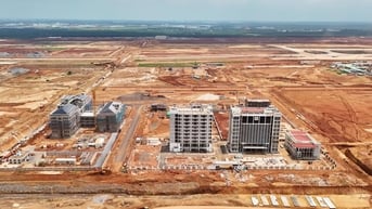 Cận cảnh trụ sở cơ quan quản lý nhà nước trong sân bay Long Thành