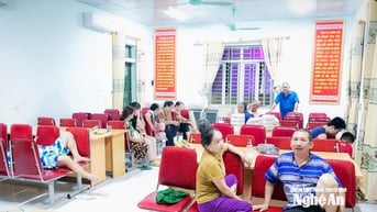 Xã Con Cuông bố trí 7 địa điểm sơ tán cho nhân dân về nơi tránh lũ an toàn
