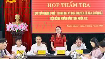 Các ban HĐND tỉnh họp thẩm tra các dự thảo nghị quyết trình Kỳ họp chuyên đề lần thứ nhất