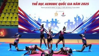 250 vận động viên tranh tài tại Giải trẻ quốc gia Aerobic 2025