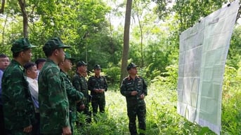 Bộ CHQS tỉnh Lâm Đồng khảo sát xây dựng Điểm dân cư biên giới