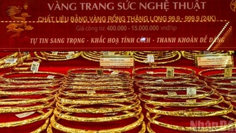 Giá vàng ngày 24/7: Vàng miếng, vàng nhẫn giảm mạnh cả triệu đồng mỗi lượng
