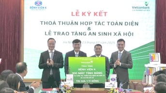 Vietcombank và Bệnh viện K ký kết hợp tác toàn diện