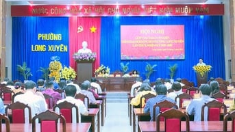 Phường Long Xuyên, xã Vĩnh Phong đóng góp ý dự thảo văn kiện trình Đại hội lần thứ I, nhiệm kỳ 2025 - 2030