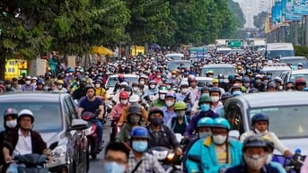 'Giao thông đường bộ là nguồn gây ô nhiễm không khí chính ở TP.HCM'