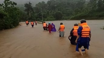Miền Bắc vào đến Nghệ An tiếp tục mưa to