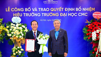 PGS-TS Nguyễn Thanh Tùng làm Hiệu trưởng Trường ĐH CMC