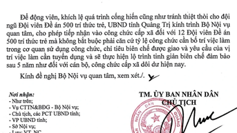 UBND tỉnh kiến nghị “đặc cách” tiếp nhận các trí thức trẻ vào công chức cấp xã