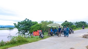 Nghệ An: Các xã vùng hạ lưu sông Lam chủ động phòng, chống lụt tại những khu vực dễ bị ngập sâu