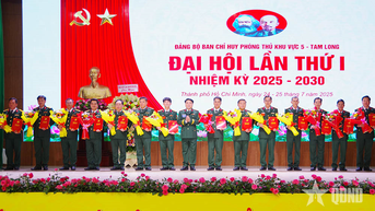 Đại hội lần thứ I Đảng bộ Ban Chỉ huy Phòng thủ khu vực 5 - Tam Long