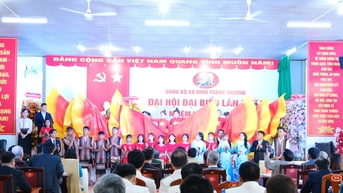 Hình ảnh Đại hội Đảng bộ xã Đinh Trang Thượng lần thứ I