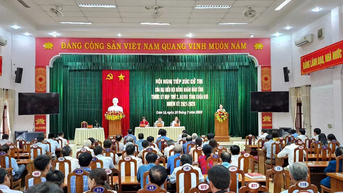 Đại biểu HĐND tỉnh tiếp xúc cử tri tại xã Cam Lộ