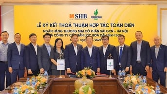 SHB hợp tác toàn diện với Công ty cổ phần Lọc hóa dầu Bình Sơn