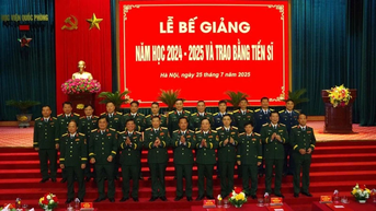 Học viện Quốc phòng bế giảng năm học 2024-2025