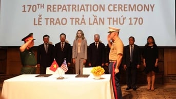 Lễ trao trả hài cốt quân nhân Hoa Kỳ lần thứ 170