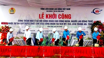 Khởi công công trình nhà ở xã hội công đoàn đầu tiên tại Đồng Tháp