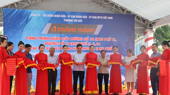 Phường Thủ Đức hoàn thành nâng cấp 3 công trình giao thông kết hợp cải thiện thoát nước đô thị