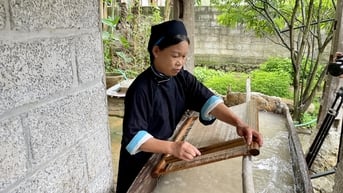 Tập huấn bảo tồn di sản gắn với du lịch cộng đồng tại làng giấy bản Dìa Trên