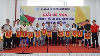 400 kỳ thủ cùng tranh tài tại Giải Cờ vua tranh cúp các CLB Đồng Hới mở rộng lần thứ 6