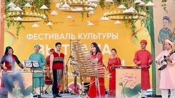 Rực rỡ Lễ hội "Việt Nam - Sắc màu từ miền nhiệt đới" bên Quảng trường Đỏ, Liên bang Nga