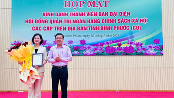 Vinh danh thành viên Ban đại diện Hội đồng quản trị Ngân hàng Chính sách xã hội các cấp trên địa bàn tỉnh Bình Phước (cũ)