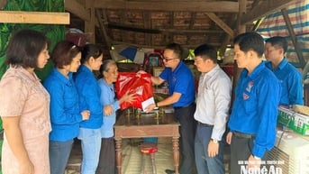 Chi đoàn cơ sở Cục Quản trị, Văn phòng Trung ương Đảng và Chi đoàn cơ quan Tỉnh ủy Nghệ An tri ân ngày Thương binh - Liệt sĩ 27/7