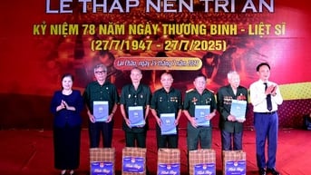 Lễ thắp nến tri ân Kỷ niệm 78 năm Ngày Thương binh - Liệt sĩ