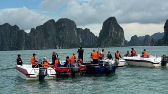 Phát hiện thi thể nghi là nam nạn nhân cuối cùng vụ lật tàu trên Vịnh Hạ Long