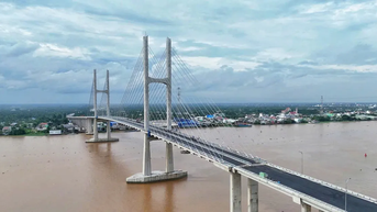 Ngày 31-7, công trình cầu Rạch Miễu 2 sẽ hoàn thành