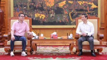 ប្រធានគណៈកម្មាធិការប្រជាជនខេត្ត Bac Ninh លោក Vuong Quoc Tuan បានទទួលជួប និងធ្វើការជាមួយថ្នាក់ដឹកនាំក្រុមហ៊ុន Cooler Master Group