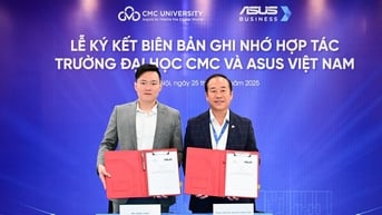 Trường đại học CMC hợp tác với ASUS Việt Nam tặng laptop cho tân sinh viên