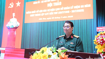 Hội thảo thống nhất các sự kiện lịch sử kỷ niệm 80 năm thành lập LLVT Cần Thơ