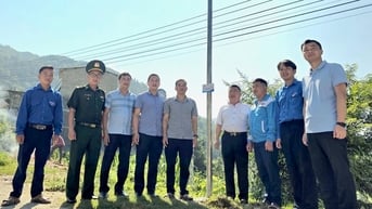 Lũng Cú khánh thành công trình thanh niên chào mừng đại hội Đảng các cấp