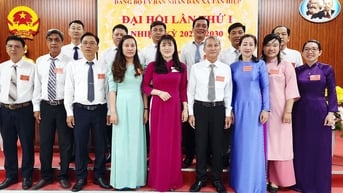 Đại hội đảng viên Đảng bộ UBND xã Tân Hiệp nhiệm kỳ 2025 - 2030
