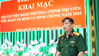 Bộ tư lệnh TP Hồ Chí Minh tổ chức Hội thi Tiểu đoàn trưởng, Chính trị viên Tiểu đoàn