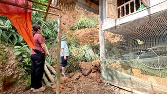 Xã Tiên Yên có 48 hộ dân bị ảnh hưởng nhà ở do mưa lớn
