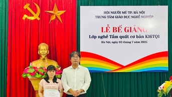 Đào tạo nghề cho học viên khiếm thị