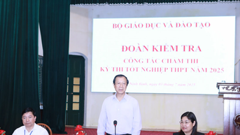 Không ép tiến độ để đảm bảo chất lượng chấm thi tốt nghiệp THPT
