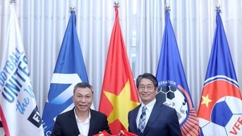 Chủ tịch VFF Trần Quốc Tuấn có cuộc làm việc quan trọng cùng Đại sứ Nhật Bản tại Việt Nam