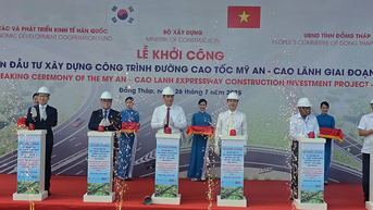 Khởi công dự án cao tốc hơn 6.100 tỷ đồng qua Đồng Tháp
