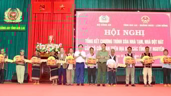 Hội nghị tổng kết Chương trình xóa nhà tạm, nhà dột nát của Bộ Công an trên địa bàn các tỉnh Tây Nguyên