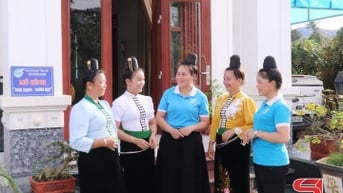 Mô hình “Nhà sạch - vườn đẹp” của phụ nữ Chiềng Mai