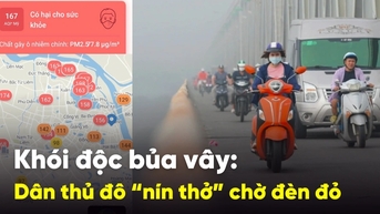 ការបំពុលបរិយាកាស៖ អ្នករស់នៅរាជធានីទទួលរងនូវធូលីដី ទប់ដង្ហើមពេលរង់ចាំភ្លើងក្រហម