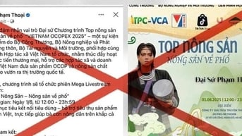 Thông tin Phạm Thoại làm đại sứ VIETNAM OCOPEX 2025 là sai sự thật