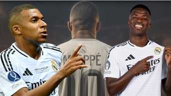 Kylian Mbappe khoác số 10 hào quang: Real Madrid dằn mặt Vinicius