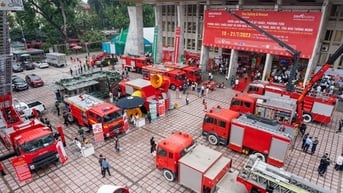 Hơn 480 thương hiệu tham gia triển lãm quốc tế phòng cháy, chữa cháy