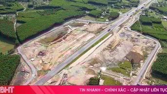 Cao tốc qua Hà Tĩnh sẽ có trạm dừng nghỉ tạm trước ngày 2/9